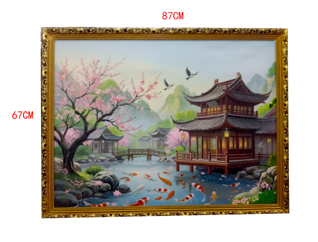 oil paintings 中式油画 lukisan minyak bergaya Cina